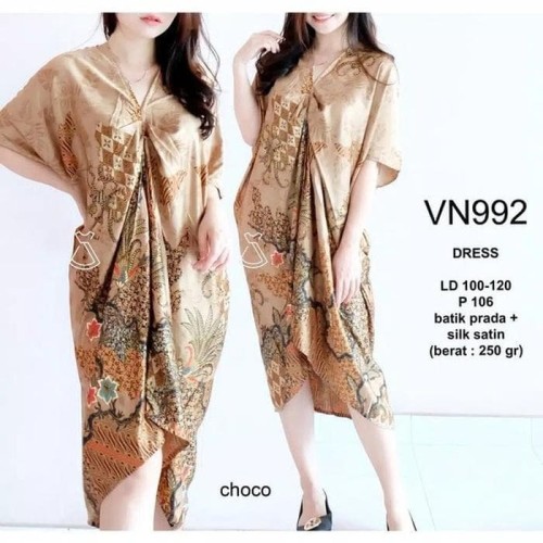 Detail Contoh Dress Batik Modern Nomer 39