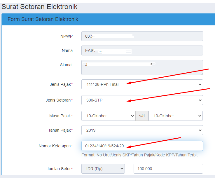 Detail Contoh E Billing Nomer 32