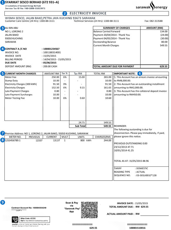 Detail Contoh E Billing Nomer 54