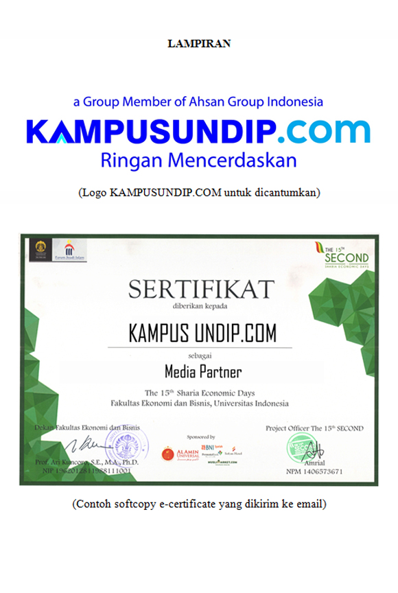 Detail Contoh E Certificate Nomer 19