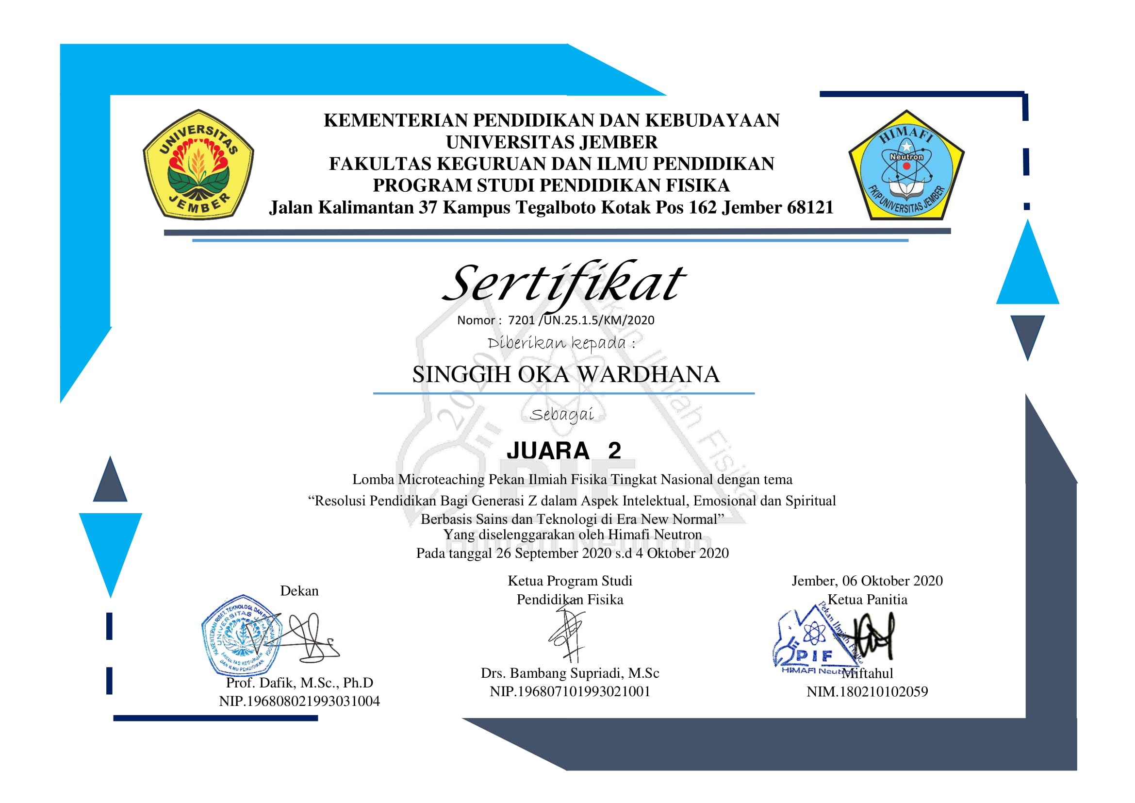 Detail Contoh E Certificate Nomer 23