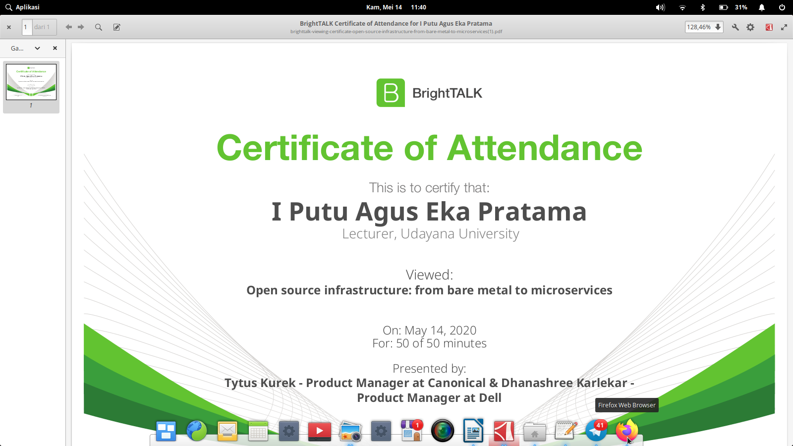 Detail Contoh E Certificate Nomer 34