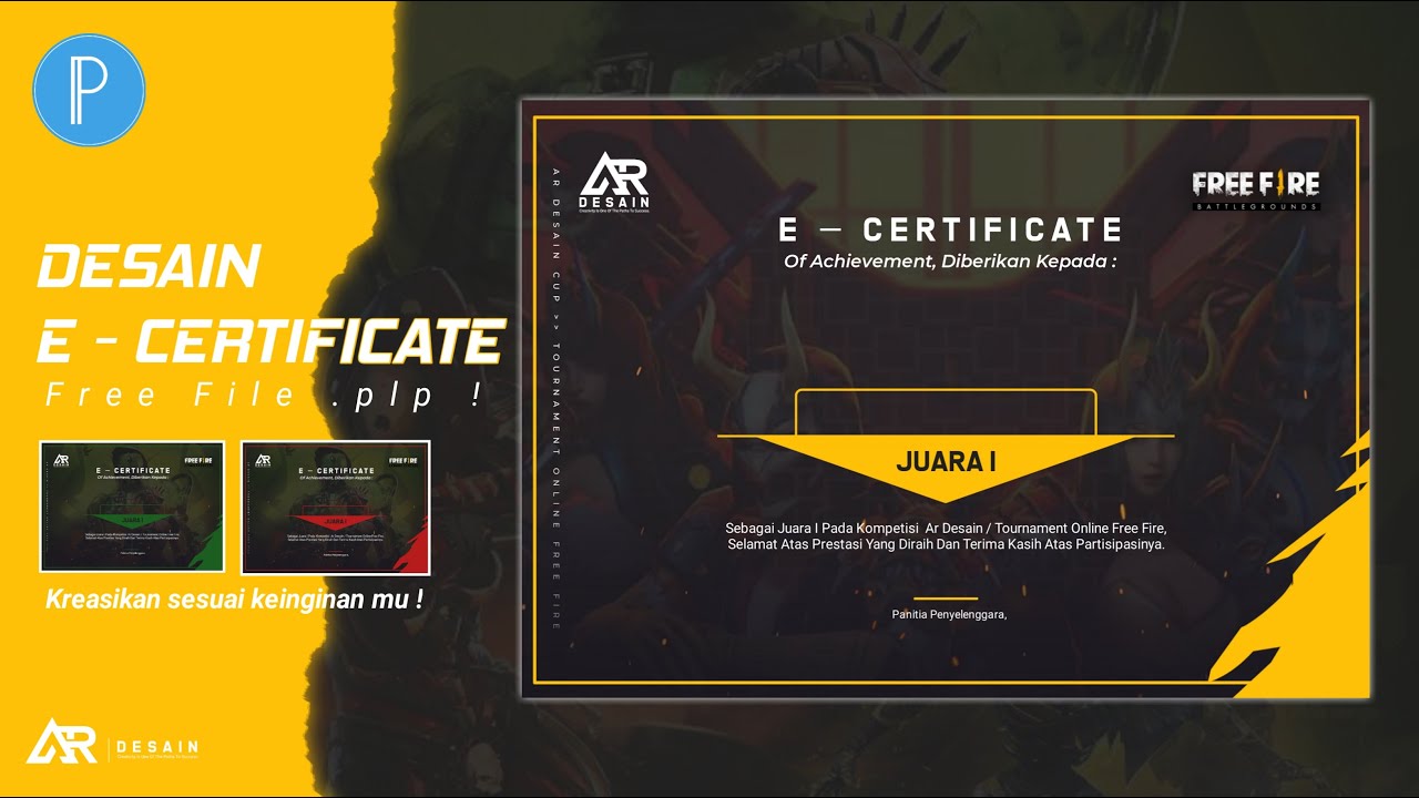 Detail Contoh E Certificate Nomer 50