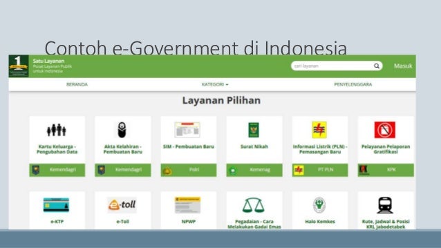 Detail Contoh E Government Di Indonesia Nomer 25