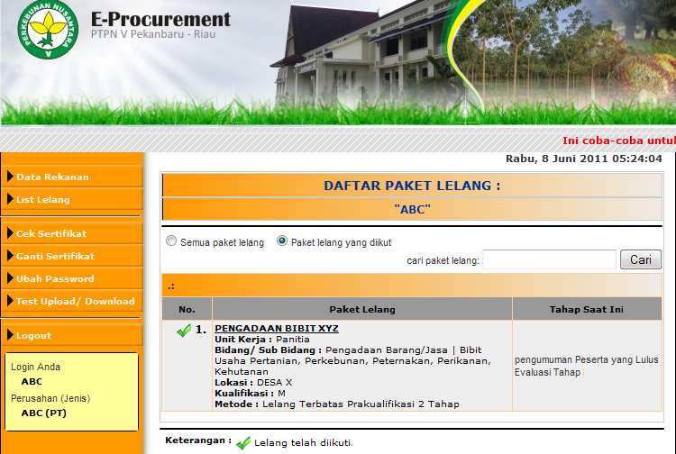 Detail Contoh E Procurement Nomer 31