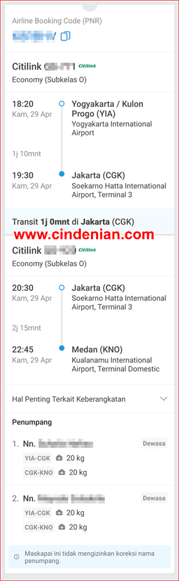 Detail Contoh E Tiket Traveloka Nomer 33