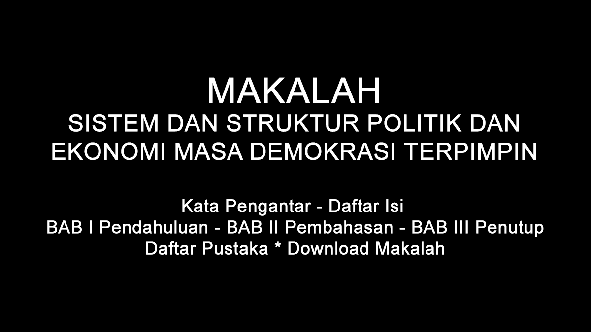 Detail Contoh Ekonomi Politik Nomer 15