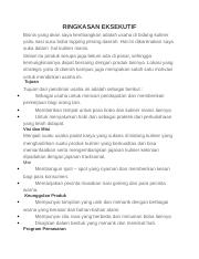 Detail Contoh Eksekutif Summary Nomer 26