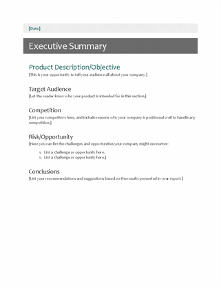 Detail Contoh Eksekutif Summary Nomer 52