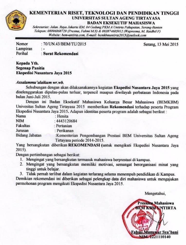 Detail Contoh Ekspedisi Surat Nomer 52