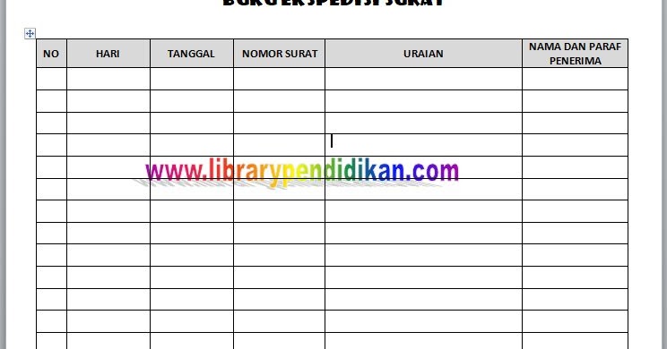 Detail Contoh Ekspedisi Surat Keluar Nomer 13