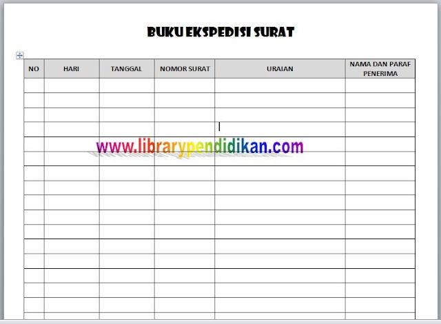 Detail Contoh Ekspedisi Surat Keluar Nomer 8