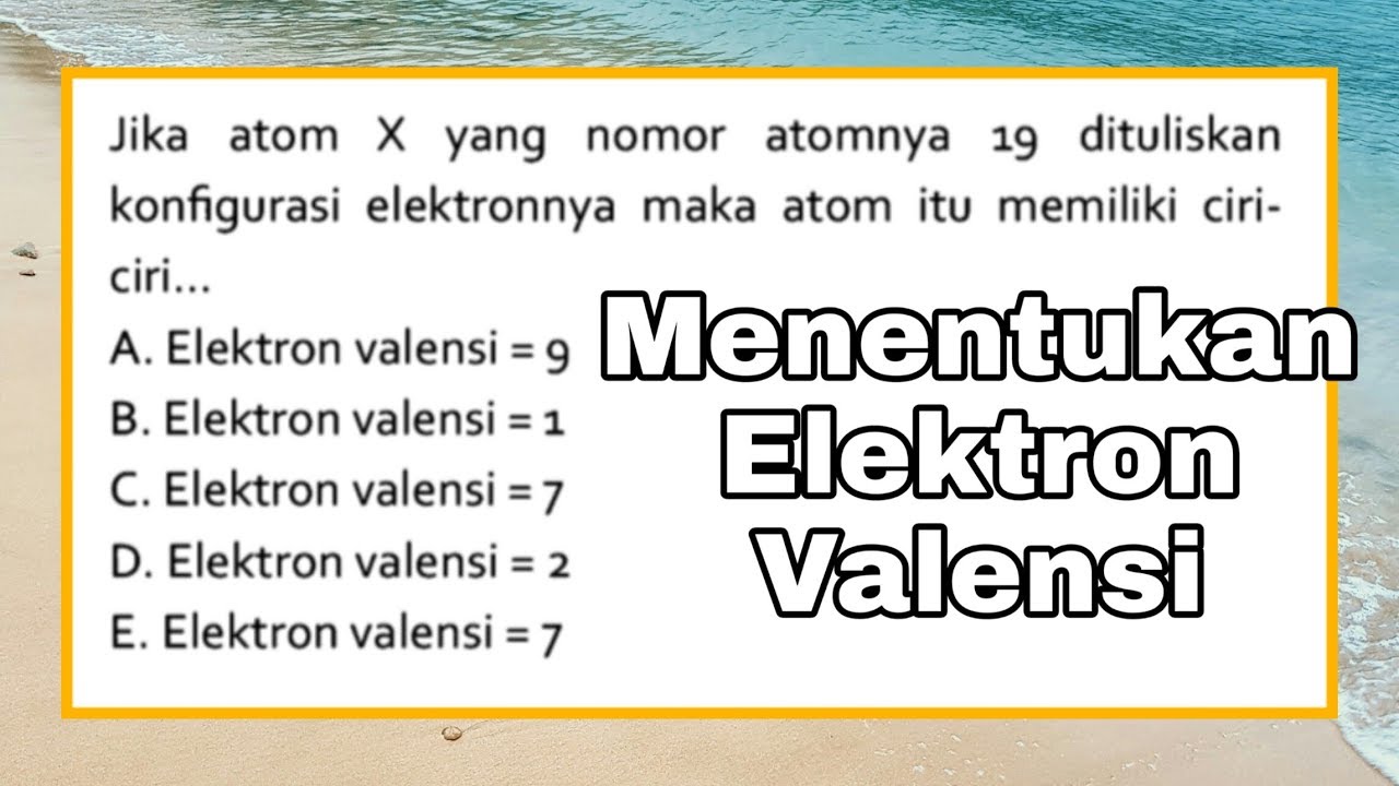 Detail Contoh Elektron Valensi Nomer 13