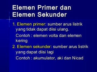 Detail Contoh Elemen Primer Nomer 16