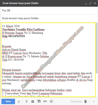 Detail Contoh Email Formal Nomer 22