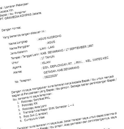 Detail Contoh Email Lamaran Kerja Nomer 36