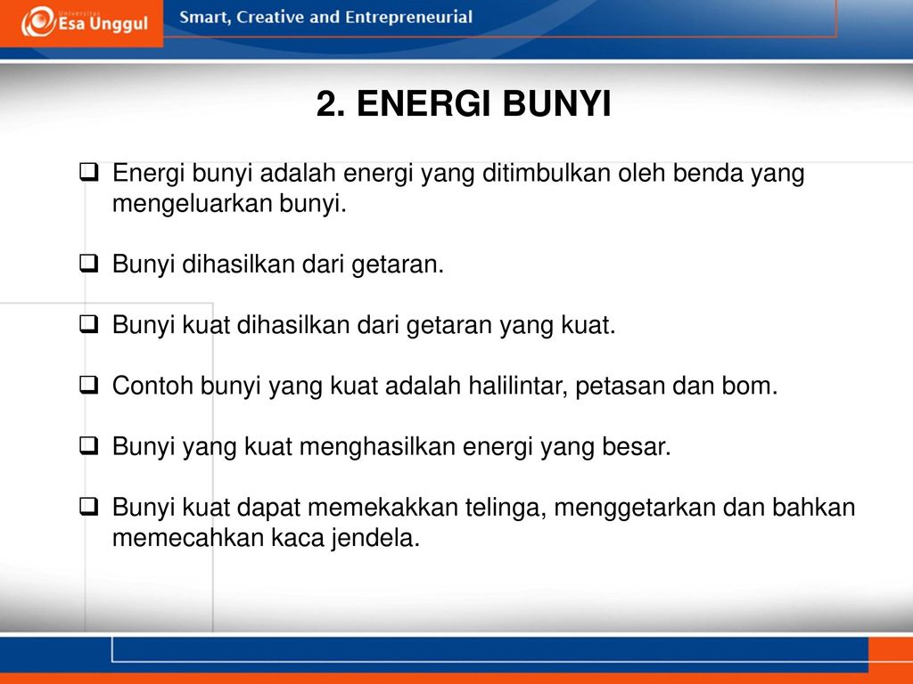 Detail Contoh Energi Bunyi Nomer 43