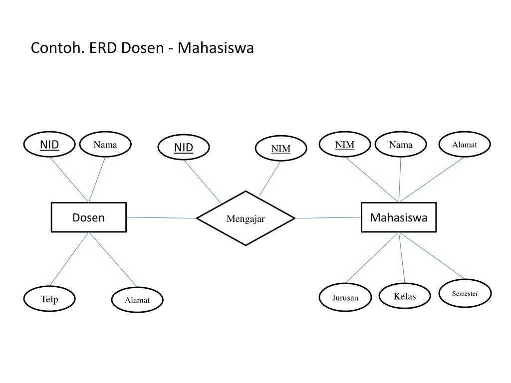 Detail Contoh Erd Mahasiswa Nomer 33