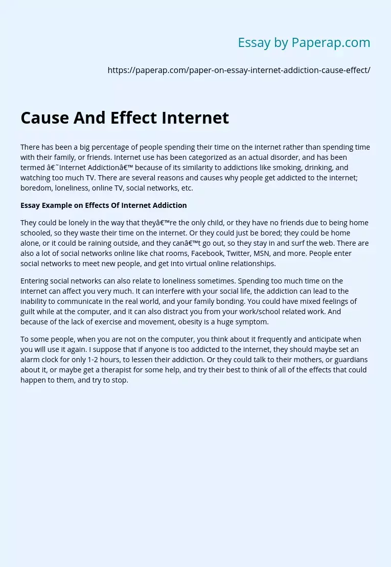 Detail Contoh Essay Cause And Effect Nomer 18