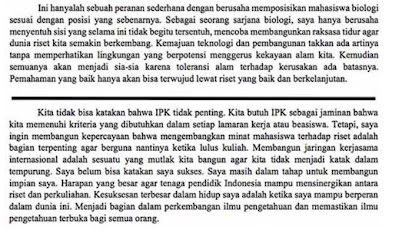 Detail Contoh Essay Diri Sendiri Nomer 8