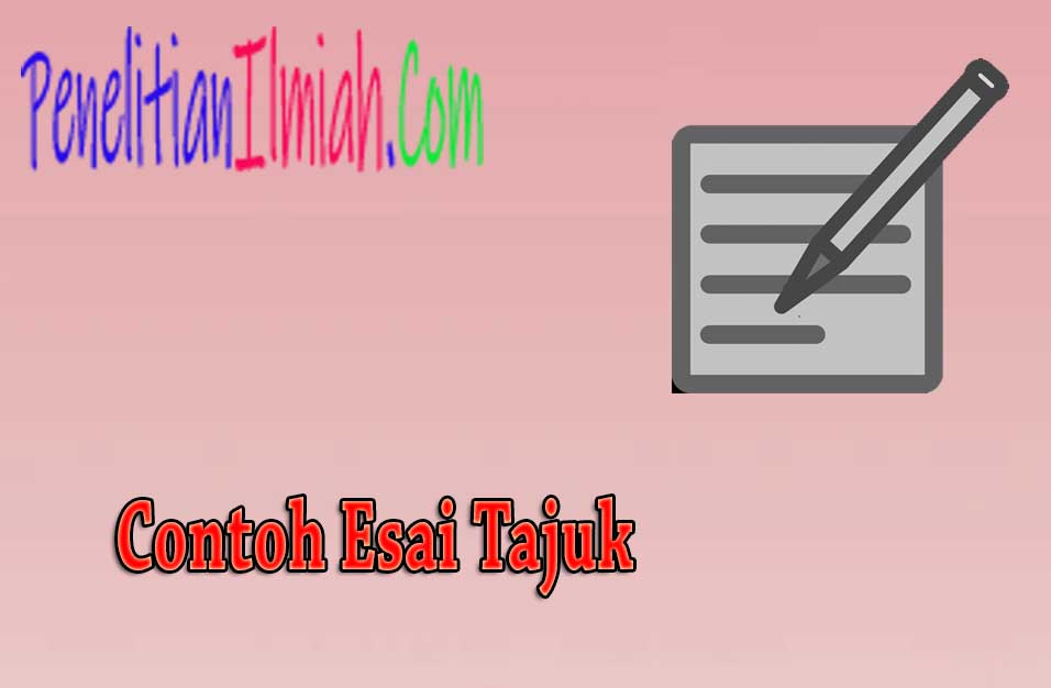 Detail Contoh Essay Penelitian Nomer 44