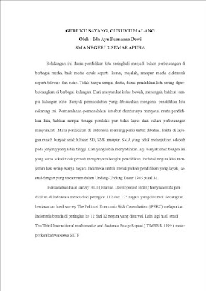 Detail Contoh Essay Tentang Diri Sendiri Nomer 3