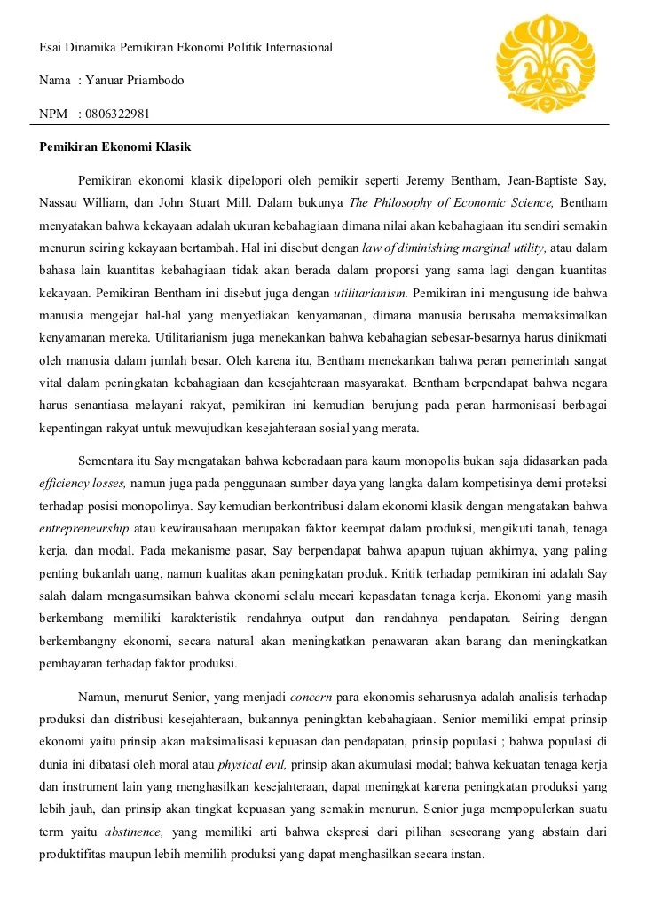 Detail Contoh Essay Tentang Diri Sendiri Nomer 40