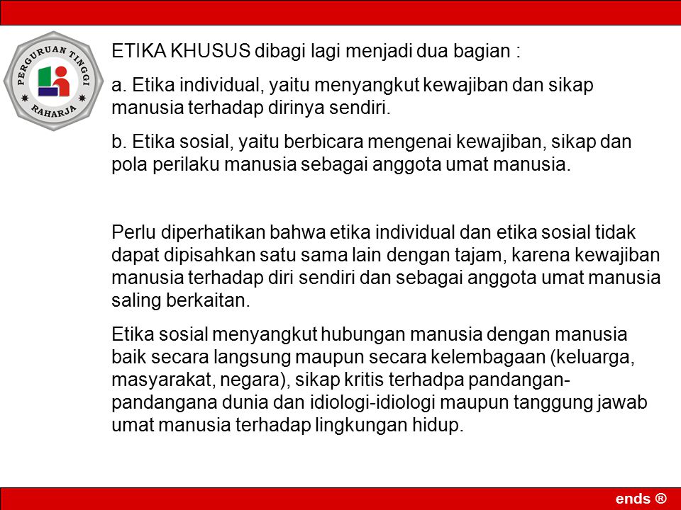 Detail Contoh Etika Individual Nomer 15