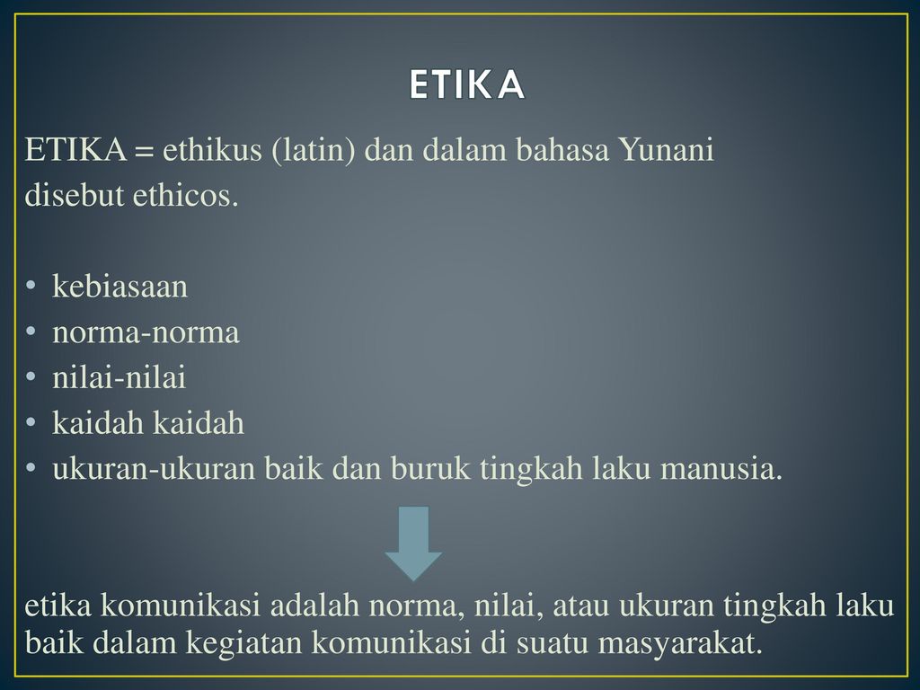 Detail Contoh Etika Komunikasi Nomer 15