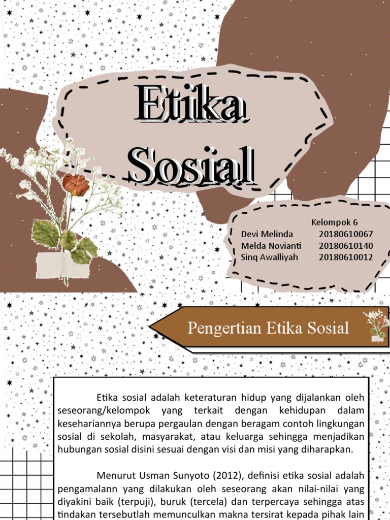 Detail Contoh Etika Sosial Nomer 12