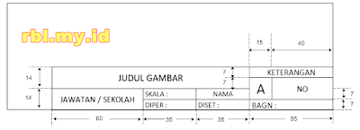 Detail Contoh Etiket Gambar Teknik Nomer 53