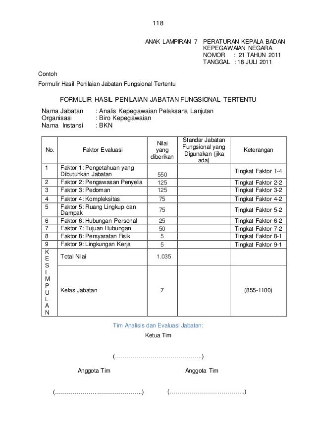 Detail Contoh Evaluasi Jabatan Nomer 16