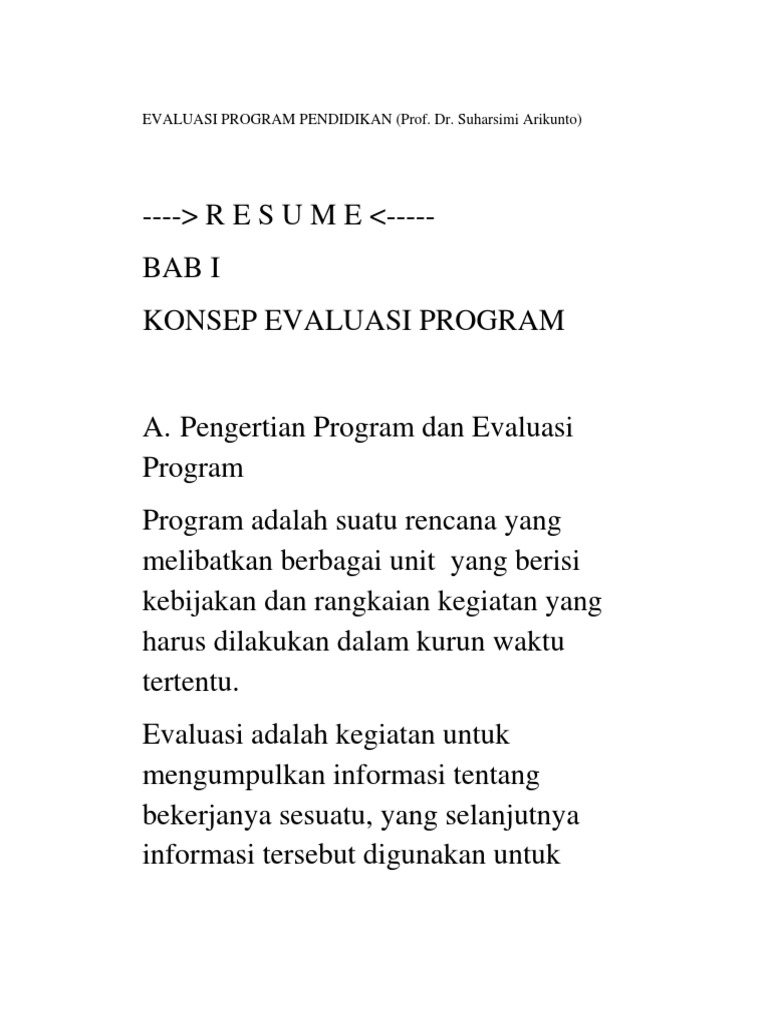 Detail Contoh Evaluasi Program Nomer 14