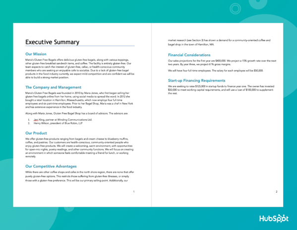 Detail Contoh Executive Summary Business Plan Nomer 3