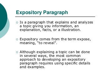 Detail Contoh Expository Paragraph Nomer 42