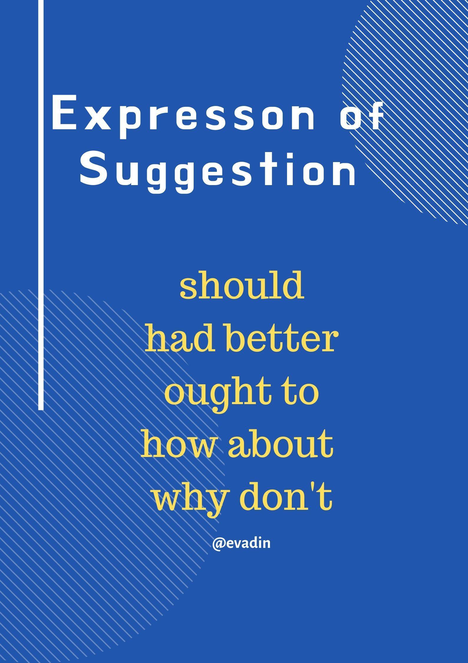 Detail Contoh Expressing Suggestion Nomer 14