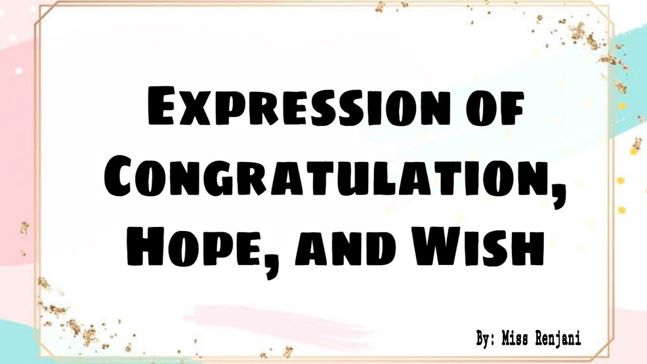Detail Contoh Expression Of Hope Nomer 12