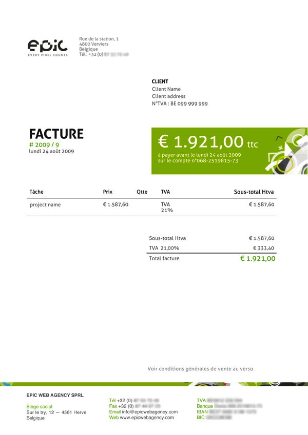 Detail Contoh Faktur Invoice Nomer 55