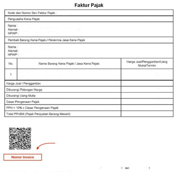 Detail Contoh Faktur Pajak Nomer 14