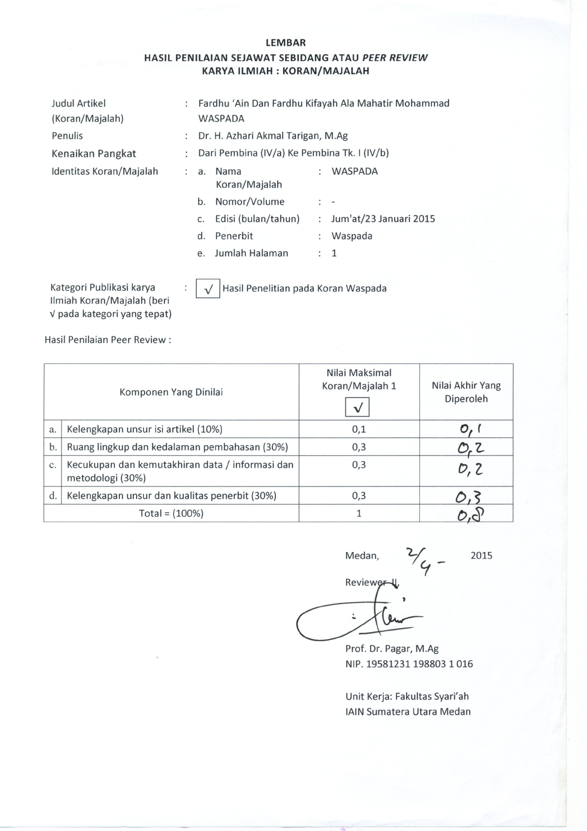 Detail Contoh Fardhu Ain Nomer 18