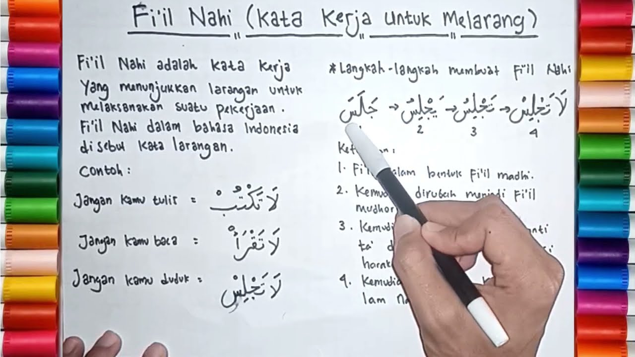 Detail Contoh Fiil Nahi Nomer 2