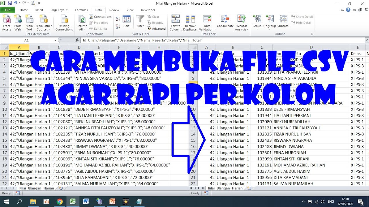 Detail Contoh File Csv Nomer 13