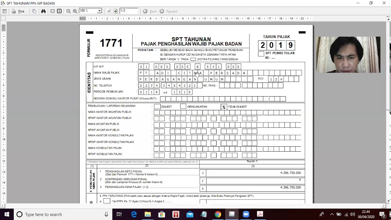 Detail Contoh File Csv Pajak Nomer 19