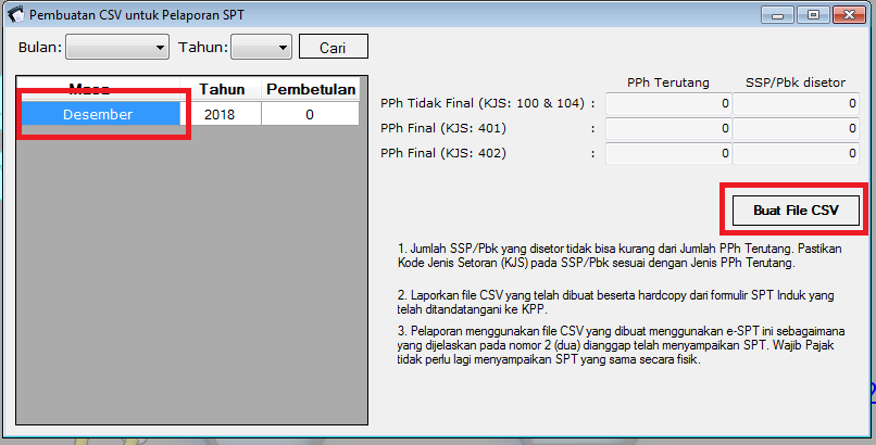 Detail Contoh File Csv Pajak Nomer 24