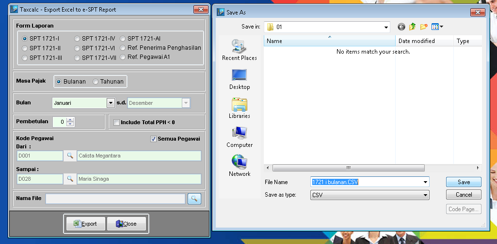 Detail Contoh File Csv Pajak Nomer 31