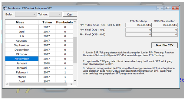 Detail Contoh File Csv Pajak Nomer 34