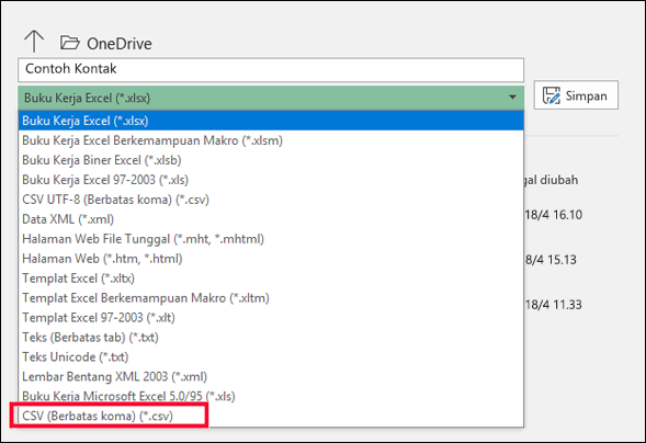 Detail Contoh File Csv Pajak Nomer 5