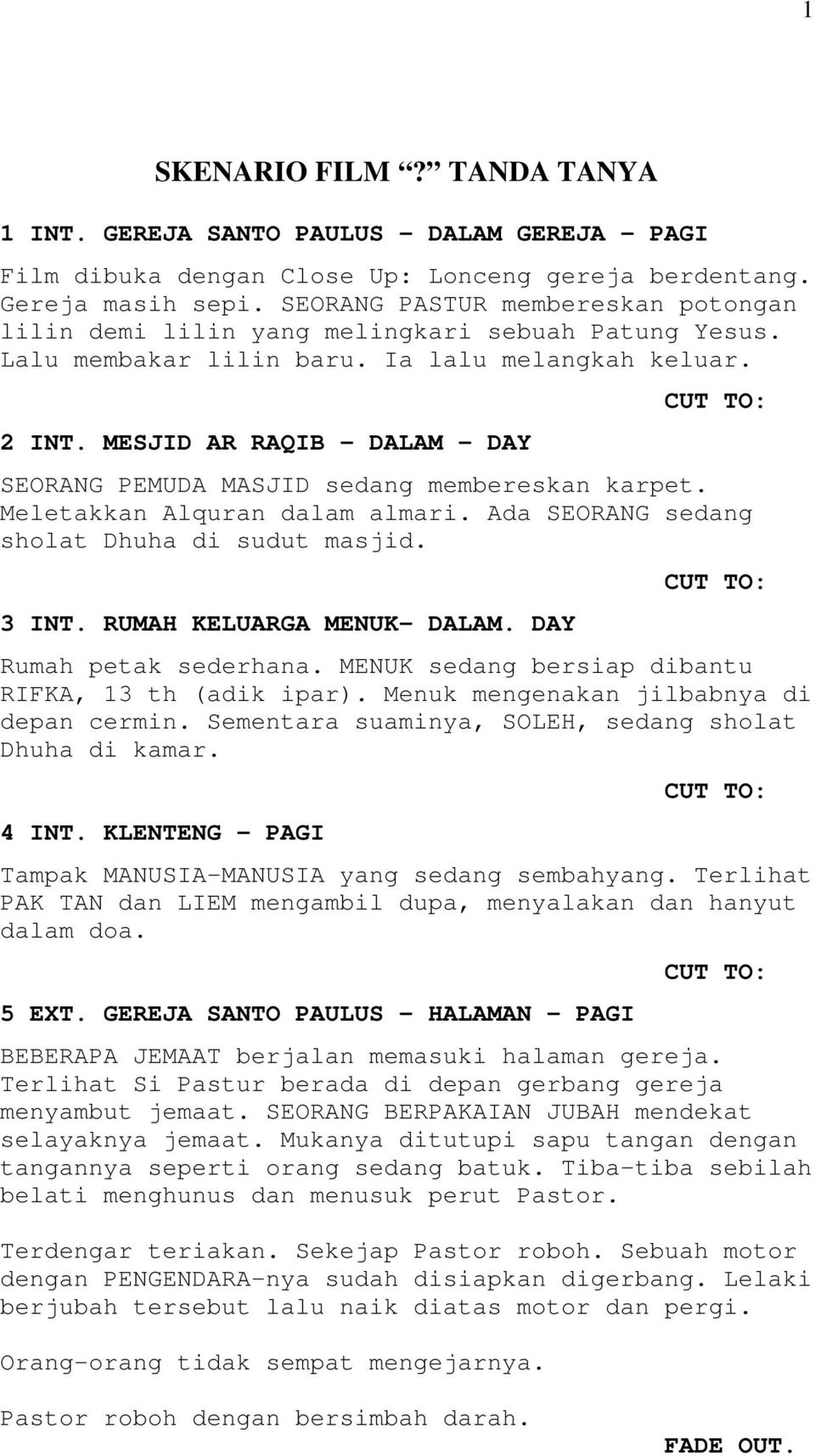 Detail Contoh Film Pendek Nomer 36