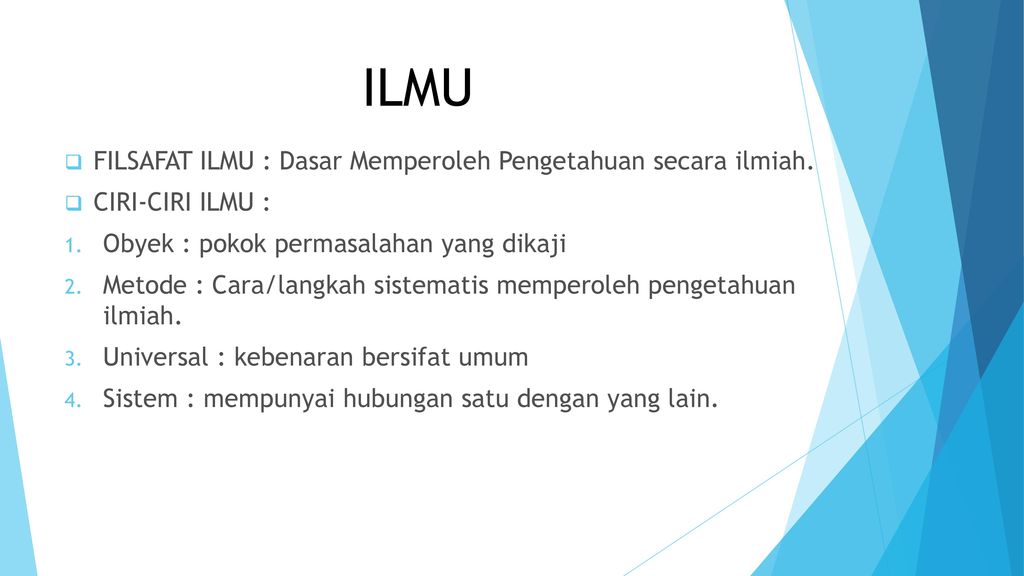 Detail Contoh Filsafat Ilmu Nomer 2