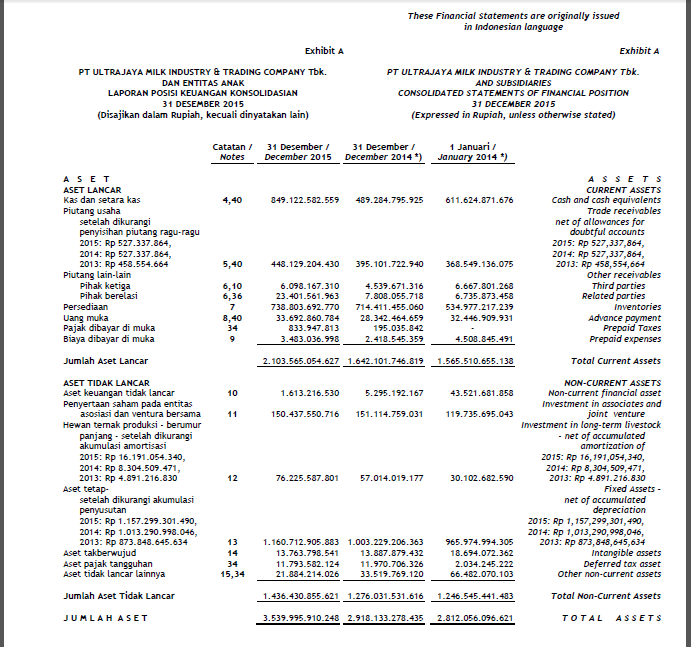 Detail Contoh Financial Statement Nomer 10
